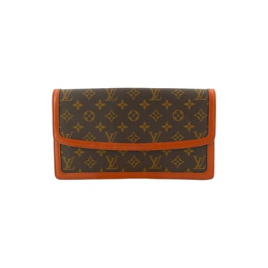 Louis Vuitton Vintage Cloth Clutch Bag Pochette Dame