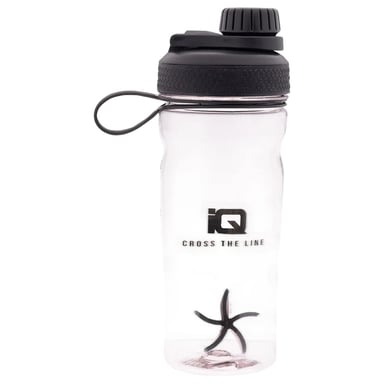IQ Vita 720ml Shaker Bottle (Transparent/Black)