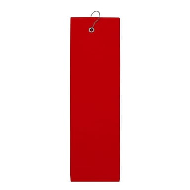 The One Towelling Effen vochtafvoerende golfhanddoek (Rood)