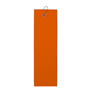 The One Towelling Effen vochtafvoerende golfhanddoek (Oranje)