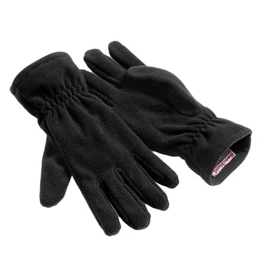 Beechfield Volwassen uniseks Alpine Suprafleece Winterhandschoenen (Zwart)