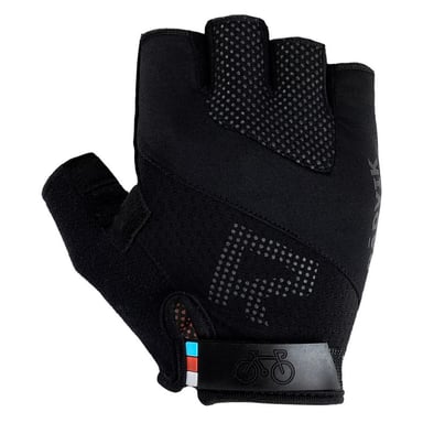 Radvik Mens Blast Logo Fingerless Gloves (Black/Orange)