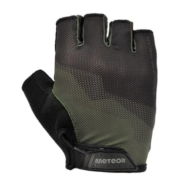 Meteor MX22 Contrast Cycling Gloves (Dark Green/Black)