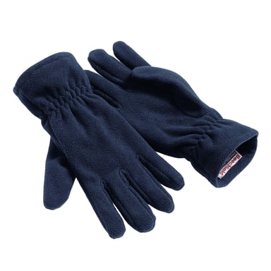 Beechfield Volwassen uniseks Alpine Suprafleece Handschoenen (Franse marine)