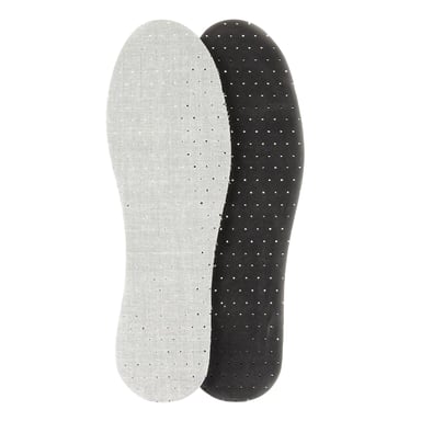 Coccine Unisex Adult Perforated Insoles (Black/Grey)