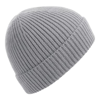 Beechfield Unisex Adult Rib Knit Beanie (Light Grey)
