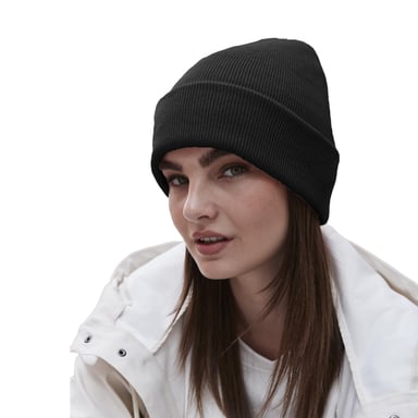 Beechfield Unisex Adults Original Cuffed Beanie (Black)