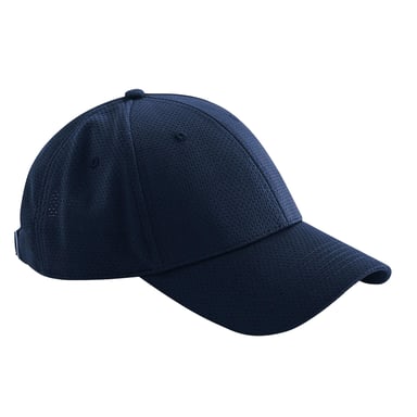 Beechfield Unisex Volwassen Air-Mesh 6-paneel Baseball Cap (Marineblauw)