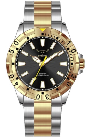 Invicta Specialty 69037 Men's Watch - Quartz Movement - Metal with Black Dial - 42 mm