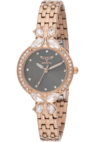 Invicta Wildflower 69100 Women's Watch - Quartz Movement - Metal with Grey Dial - 30 mm