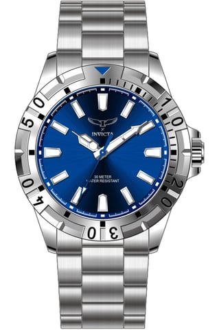 Invicta Specialty 69041 Men's Watch - Quartz Movement - Metal with Blue Dial - 42 mm