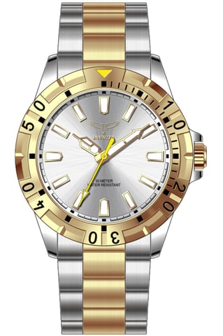 Invicta Specialty 69036 Men's Watch - Quartz Movement - Metal with Silver Dial - 42 mm