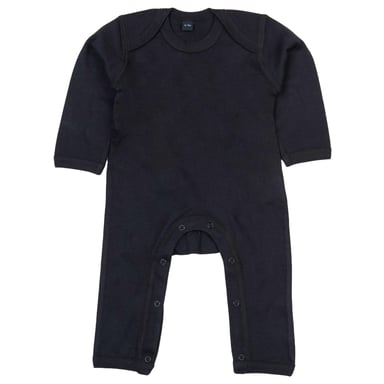 Babybugz Baby Long-Sleeved Babygrow (Black)