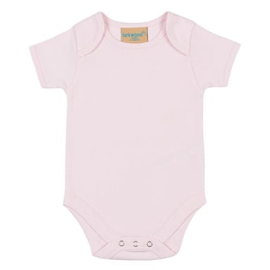 Larkwood Baby Short-Sleeved Bodysuit (Pale Pink)