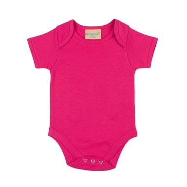 Larkwood Baby Short-Sleeved Bodysuit (Fuchsia)