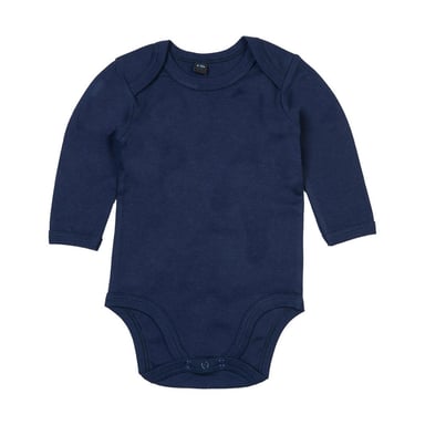 Babybugz Baby Long-Sleeved Bodysuit (Nautical Navy)