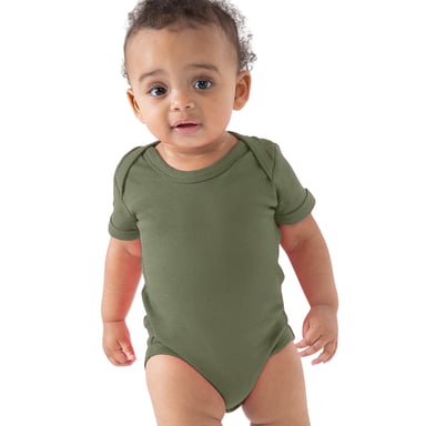 Babybugz Baby Plain Bodysuit (Light Olive)