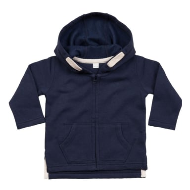 Babybugz Baby Full Zip Hoodie (Nautical Navy)