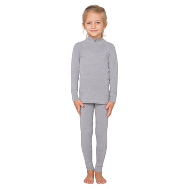 Meteor Childrens/Kids Thermoactive Base Layer Set (Grey)
