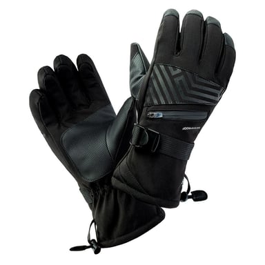 Hi-Tec Mens Rodeno Waterproof Ski Gloves (Black)