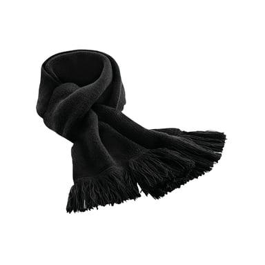 Beechfield Unisex Adult Classic Knitted Winter Scarf (Black)