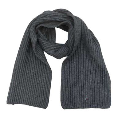 Tommy Hilfiger Childrens/Kids Ribbed Scarf (Grey)