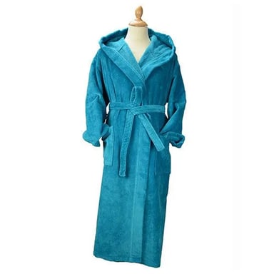 ARTG Dames/Dames Deluxe badjas met capuchon (Diep Blauw)