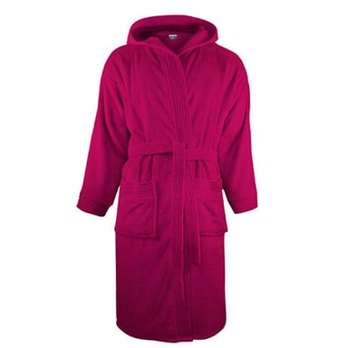 The One Towelling Kapjurk voor volwassenen (Magenta)