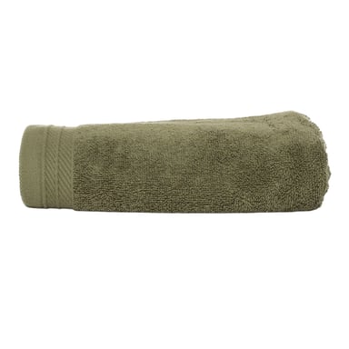 The One Towelling Effen biologische handdoek (Olijfgroen)