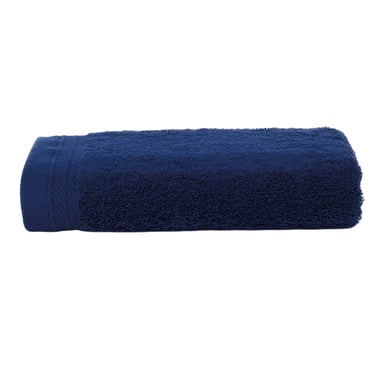 The One Towelling Plain Organic Towel (Navy Blue)
