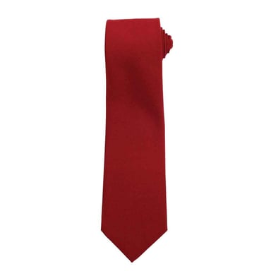 Premier Plain Work Tie (Burgundy)