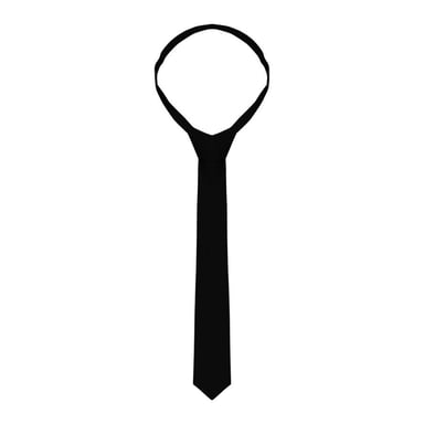 Karlowsky Unisex Adult Plain Tie (Black)
