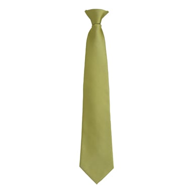 Premier Colours Orginals Fashion Clip-On Tie (Grass Green)