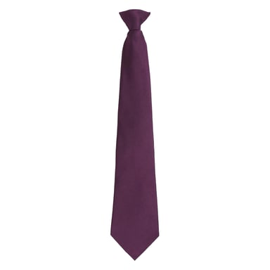 Premier Colours Orginals Fashion Clip-On Stropdas (Paars)