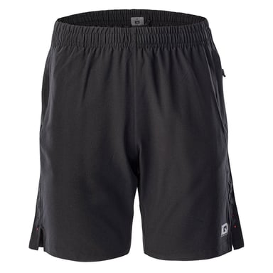 IQ Mens Porio Shorts (Black/Fiery Red)