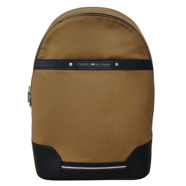 Tommy Hilfiger Mens Contrast Striped Backpack (Desert Khaki)
