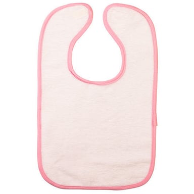 ARTG Baby Babiezz All-Over Sublimation Bib (White/Light Pink)