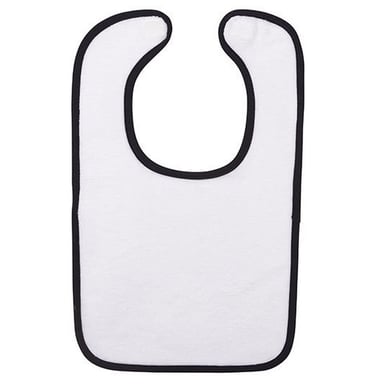ARTG Baby Babiezz All-Over Sublimation Bib (White/Black)