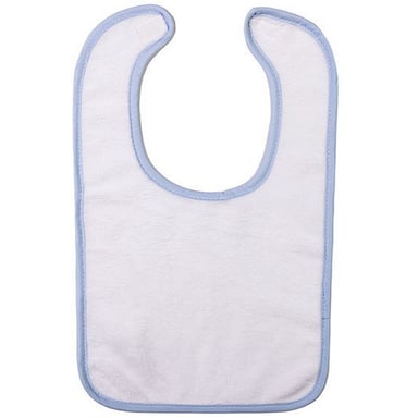 ARTG Baby Babiezz All-Over Sublimation Bib (White/Light Blue)