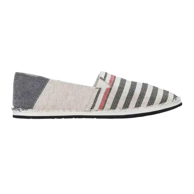 Tommy Hilfiger Mens Striped Espadrilles (Beige/Blue Navy)
