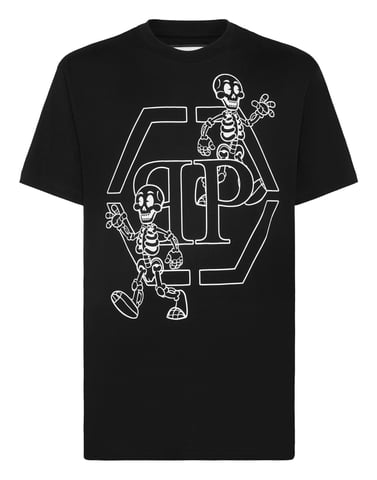 T-Shirt Round Neck Skeleton