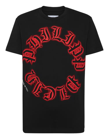 T-Shirt Round Neck Gothic Plein