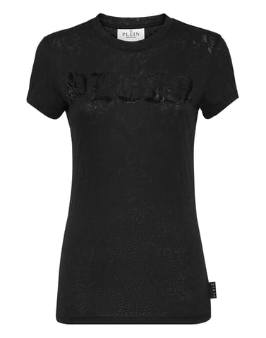 T-Shirt Round Neck Gothic Plein