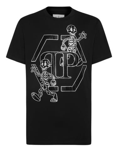 T-Shirt Round Neck Skeleton