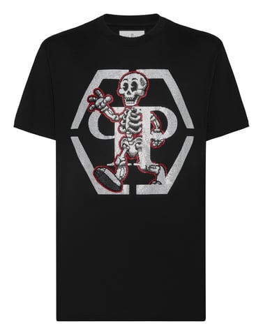 T-Shirt Round Neck Skeleton