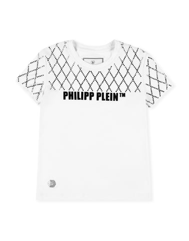 T-Shirt Round Neck Ss Crystal Plein