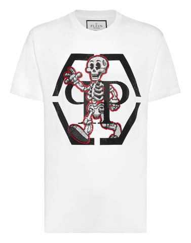 T-Shirt Round Neck Skeleton