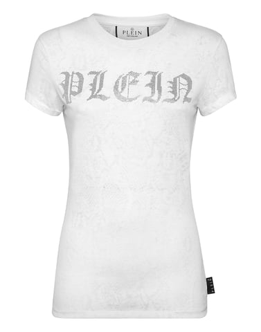 T-Shirt Round Neck Gothic Plein