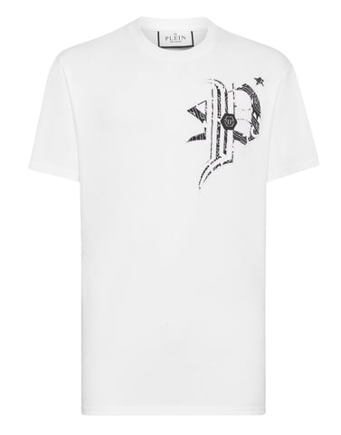 T-Shirt Round Neck Gothic Plein