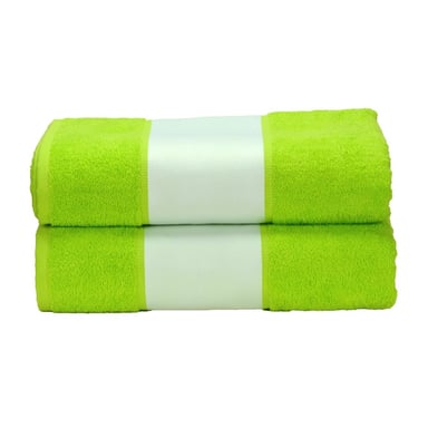 ARTG Me Sublimatie Grote Handdoek (Kalk groen)